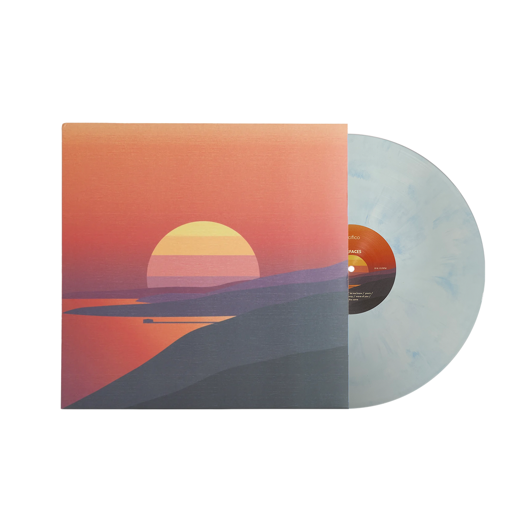 Pacifico LP - White/Blue Swirl
