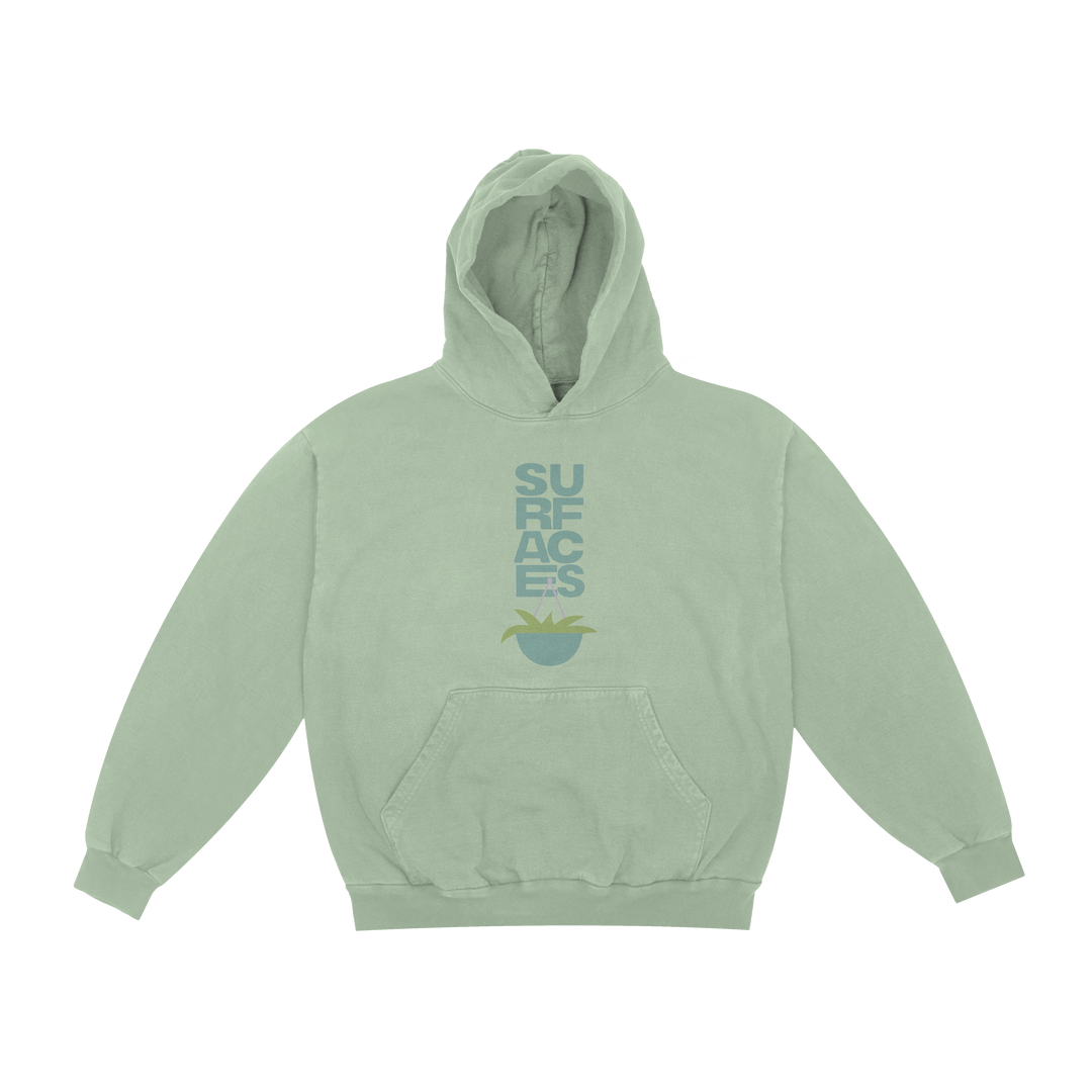 Where The Light Is Oil Green Hoodie