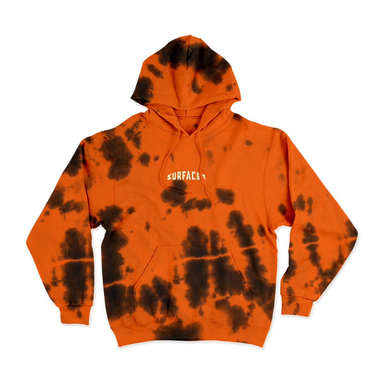 Surfaces Orange Black Dye Hoodie Surfaces Merch