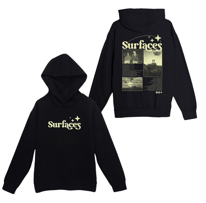 Golden Hour Black Hoodie